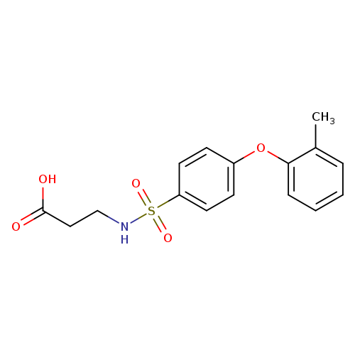 3-((4-(O-Tolyloxy)phenyl)sulfonamido)propanoic acid