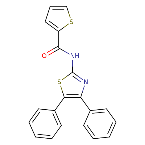 N-(4,5-diphenyl-1,3-thiazol-2-yl)thiophene-2-carboxamide