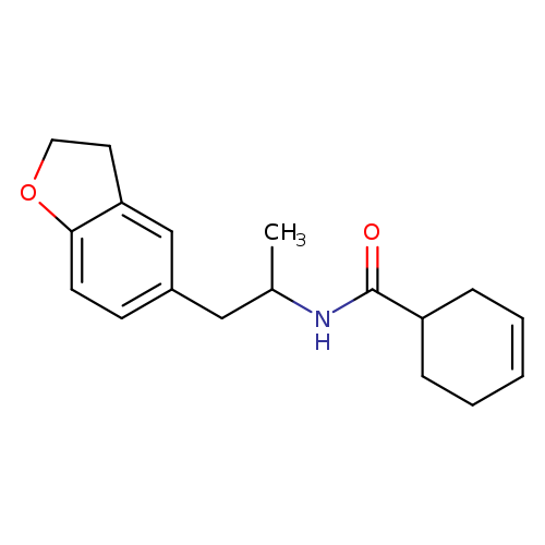 N-[1-(2,3-dihydro-1-benzofuran-5-yl)propan-2-yl]cyclohex-3-ene-1-carboxamide