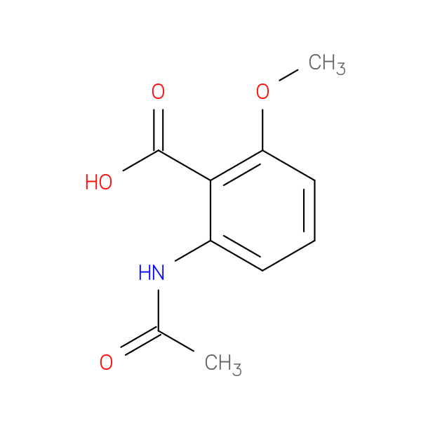 2-Acetamido-6-methoxybenzoic acid