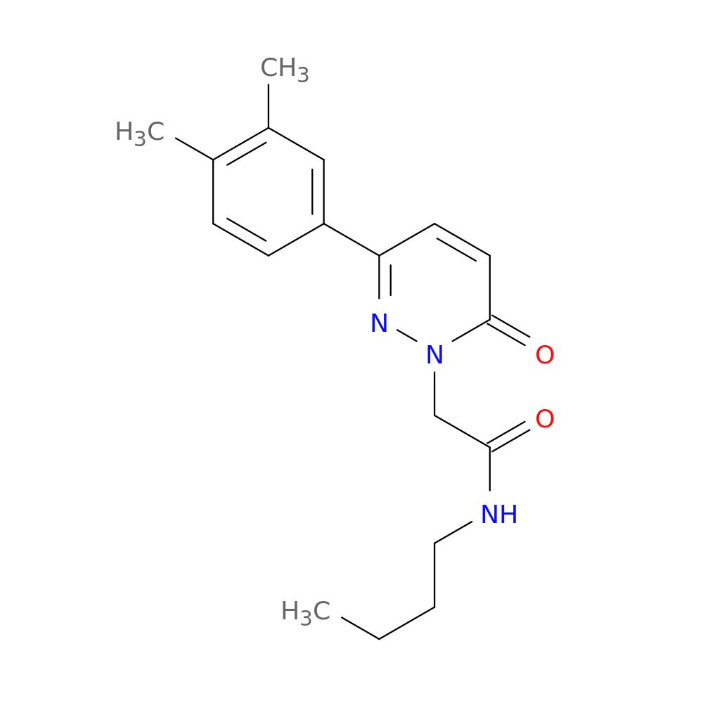 N-butyl-2-[3-(3,4-dimethylphenyl)-6-oxo-1,6-dihydropyridazin-1-yl]acetamide