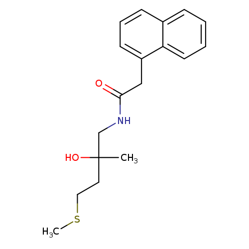 N-[2-hydroxy-2-methyl-4-(methylsulfanyl)butyl]-2-(naphthalen-1-yl)acetamide