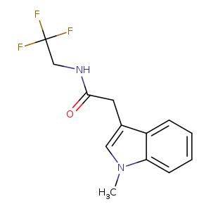 2-(1-methyl-1H-indol-3-yl)-N-(2,2,2-trifluoroethyl)acetamide