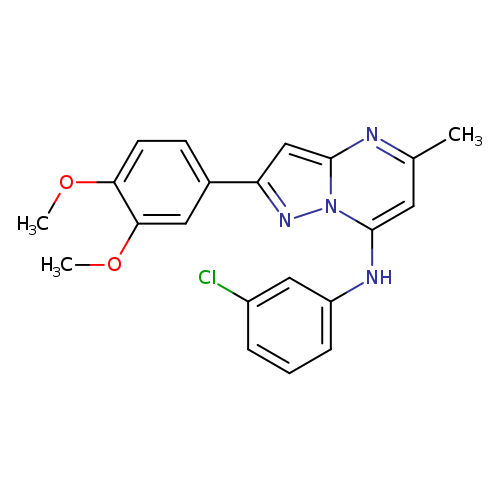 N-(3-chlorophenyl)-2-(3,4-dimethoxyphenyl)-5-methylpyrazolo[1,5-a]pyrimidin-7-amine