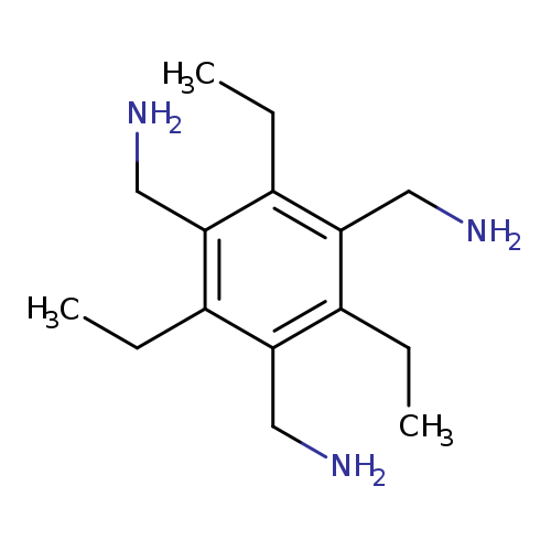 1,3,5-Benzenetrimethanamine, 2,4,6-triethyl-