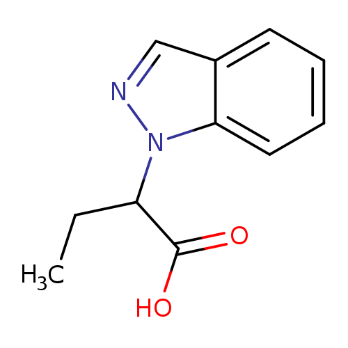2-(1H-Indazol-1-yl)butanoic acid