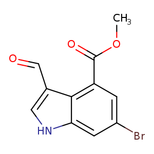 Methyl 6-bromo-3-formyl-1H-indole-4-carboxylate