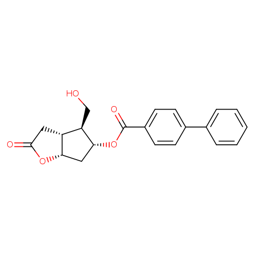 (3aR,4S,5R,6aS)-4-(Hydroxymethyl)-2-oxohexahydro-2H-cyclopenta[b]furan-5-yl Biphenyl-4-carboxylate