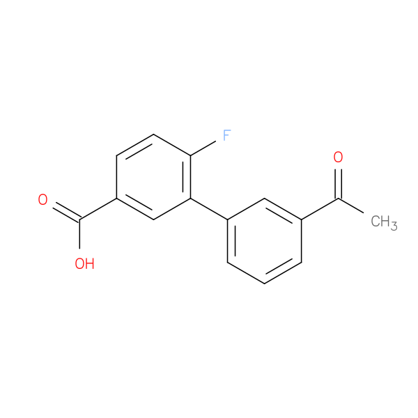 3-(3-Acetylphenyl)-4-fluorobenzoic acid