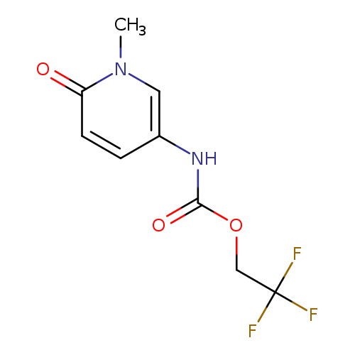 2,2,2-trifluoroethyl N-(1-methyl-6-oxo-1,6-dihydropyridin-3-yl)carbamate