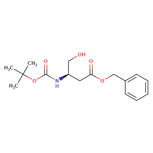 Butanoic acid, 3-[[(1,1-dimethylethoxy)carbonyl]amino]-4-hydroxy-, phenylmethyl ester, (3R)-
