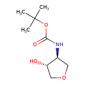 Carbamic acid, [(3S,4R)-tetrahydro-4-hydroxy-3-furanyl]-, 1,1-dimethylethyl