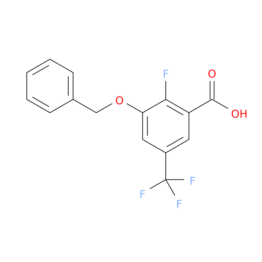 3-(Benzyloxy)-2-fluoro-5-(trifluoromethyl)benzoic acid