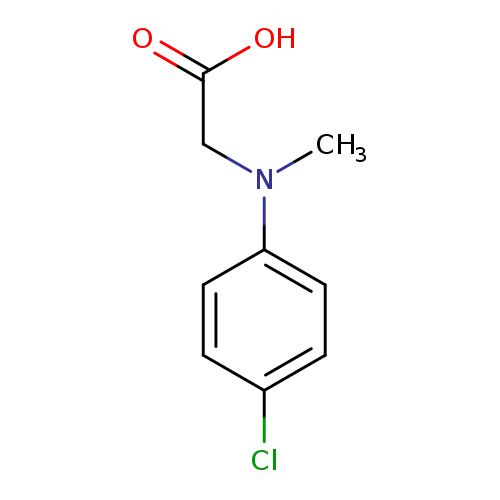 2-[(4-chlorophenyl)(methyl)amino]acetic acid