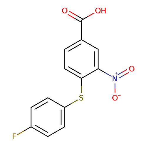 4-[(4-fluorophenyl)sulfanyl]-3-nitrobenzoic acid