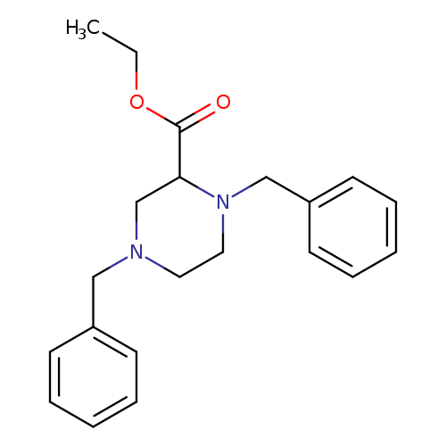 Ethyl 1,4-dibenzylpiperazine-2-carboxylate
