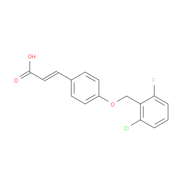 3-(4-((2-Chloro-6-fluorobenzyl)oxy)phenyl)acrylic acid