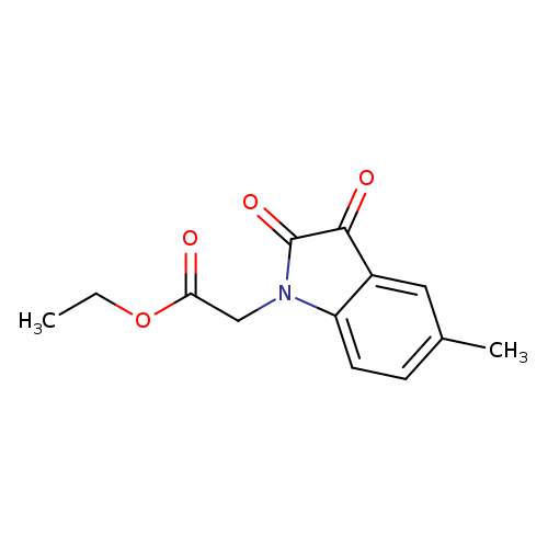 ethyl (5-methyl-2,3-dioxo-2,3-dihydro-1H-indol-1-yl)acetate