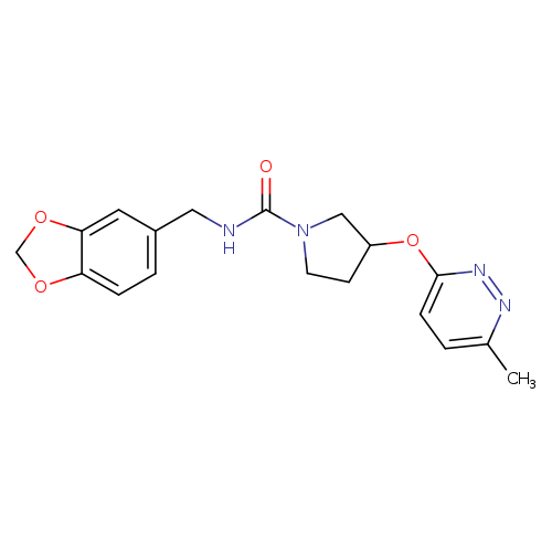 N-[(2H-1,3-benzodioxol-5-yl)methyl]-3-[(6-methylpyridazin-3-yl)oxy]pyrrolidine-1-carboxamide