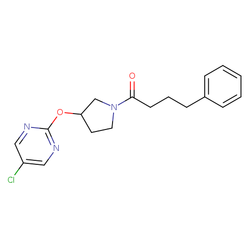 1-{3-[(5-chloropyrimidin-2-yl)oxy]pyrrolidin-1-yl}-4-phenylbutan-1-one