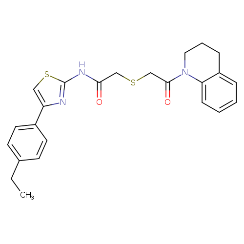 N-[4-(4-ethylphenyl)-1,3-thiazol-2-yl]-2-{[2-oxo-2-(1,2,3,4-tetrahydroquinolin-1-yl)ethyl]sulfanyl}acetamide