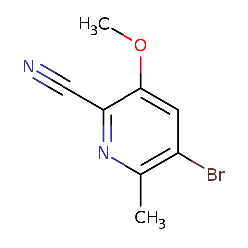 5-bromo-3-methoxy-6-methylpyridine-2-carbonitrile