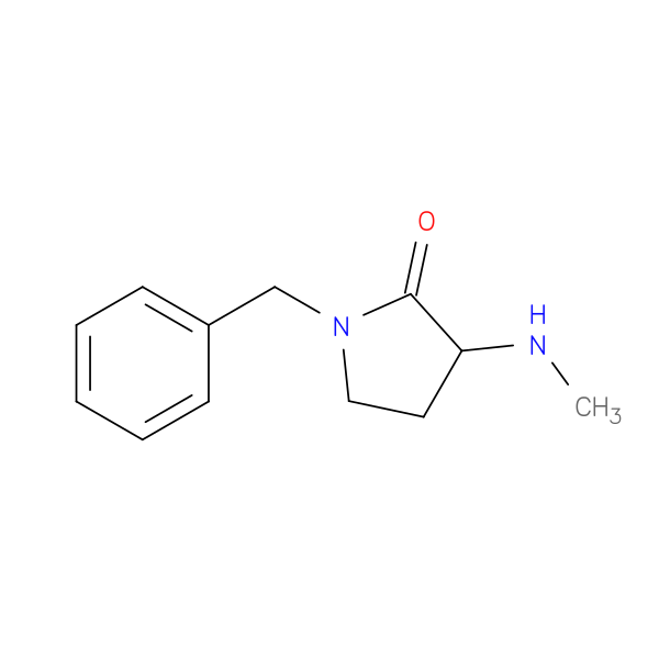 1-benzyl-3-(methylamino)pyrrolidin-2-one