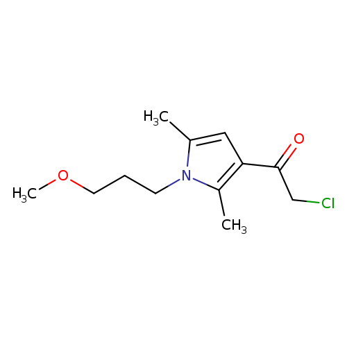 2-Chloro-1-[1-(3-methoxypropyl)-2,5-dimethyl-1h-pyrrol-3-yl]ethanone