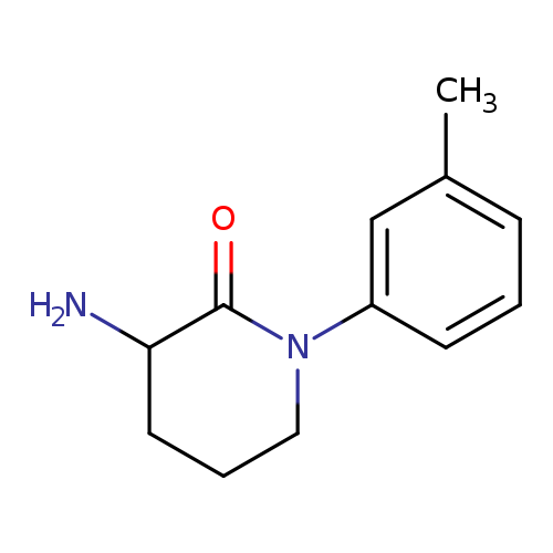 3-amino-1-(3-methylphenyl)piperidin-2-one