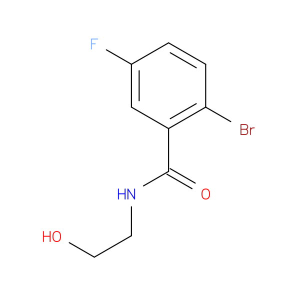 N-(2-Hydroxyethyl) 2-bromo-5-fluorobenzamide