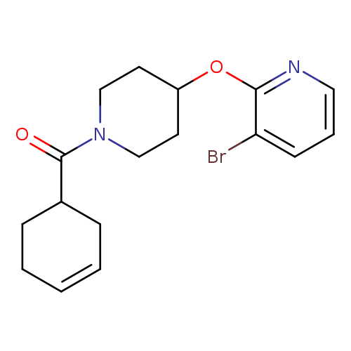 3-bromo-2-{[1-(cyclohex-3-ene-1-carbonyl)piperidin-4-yl]oxy}pyridine