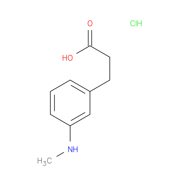 3-[3-(methylamino)phenyl]propanoic acid hydrochloride