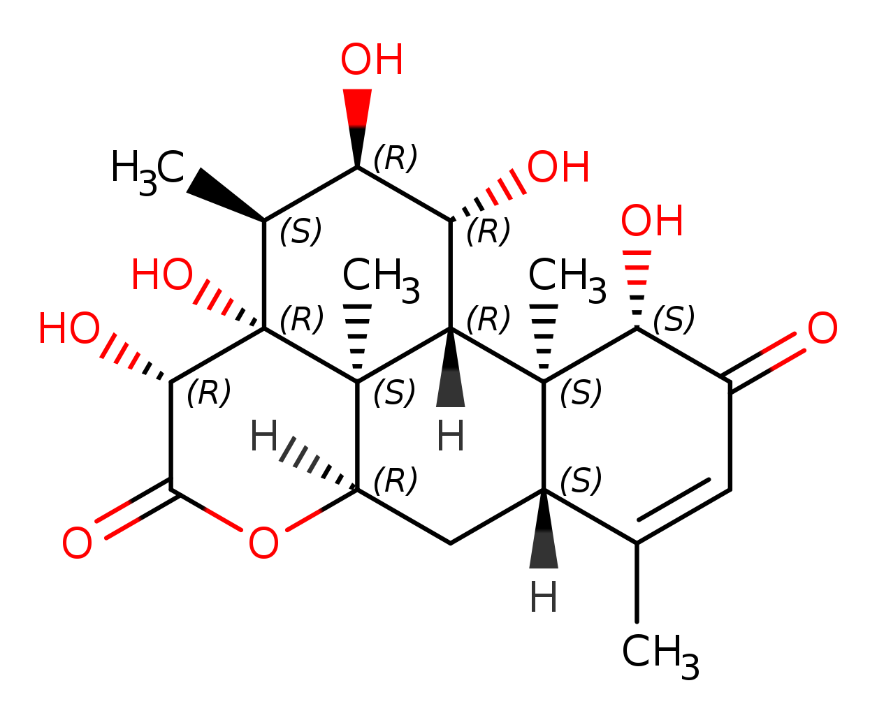 (1R,2R,3S,3aR,3a1S,4R,6aR,7aS,11S,11aS,11bR)-1,2,3a,4,11-Pentahydroxy-3,3a1,8,11a-tetramethyl-1,2,3,3a,3a1,4,6a,7,7a,11,11a,11b-dodecahydrodibenzo[de,g]chromene-5,10-dione