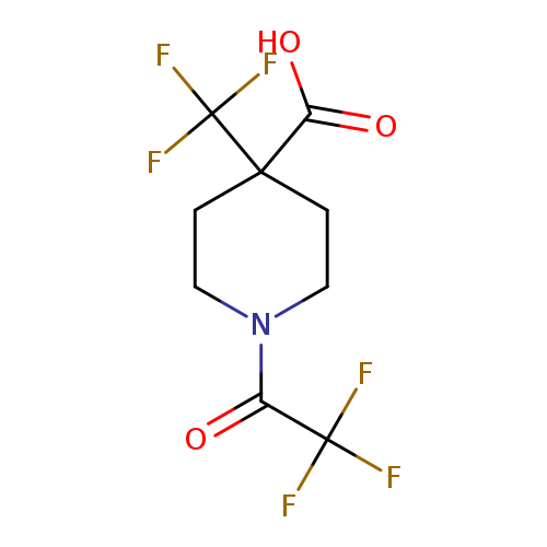 1-(trifluoroacetyl)-4-(trifluoromethyl)piperidine-4-carboxylic acid