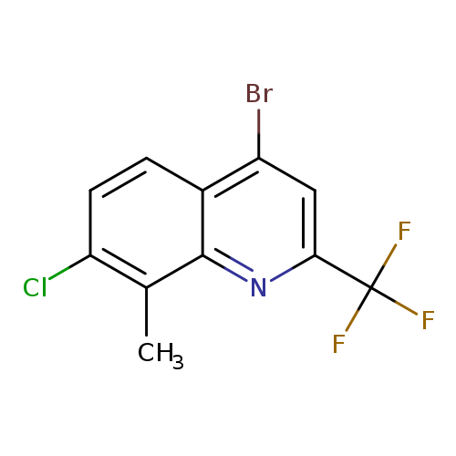 4-Bromo-7-chloro-8-methyl-2-(trifluoromethyl)quinoline