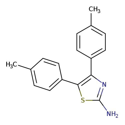 2-Thiazolamine, 4,5-bis(4-methylphenyl)-
