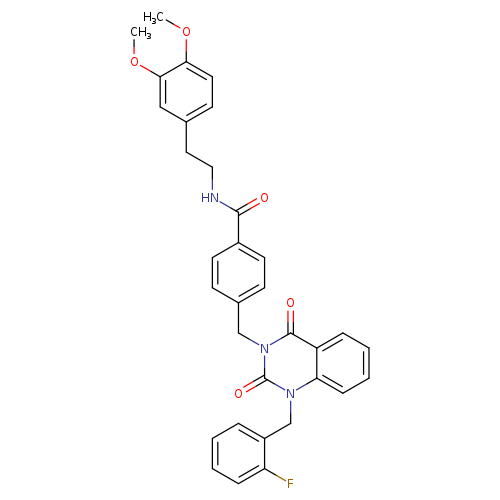 N-[2-(3,4-dimethoxyphenyl)ethyl]-4-({1-[(2-fluorophenyl)methyl]-2,4-dioxo-1,2,3,4-tetrahydroquinazolin-3-yl}methyl)benzamide