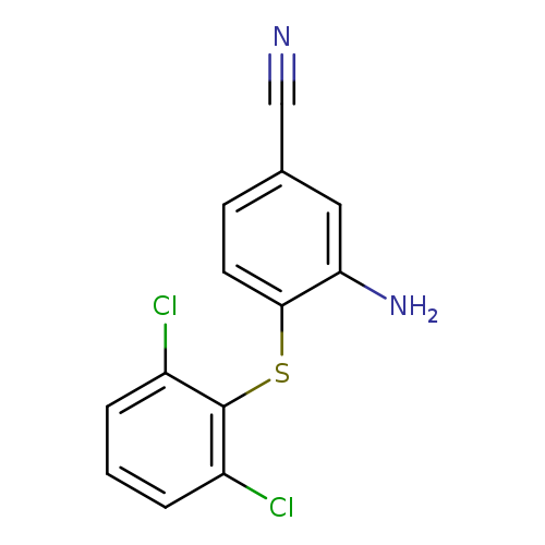 3-Amino-4-((2,6-dichlorophenyl)thio)benzonitrile