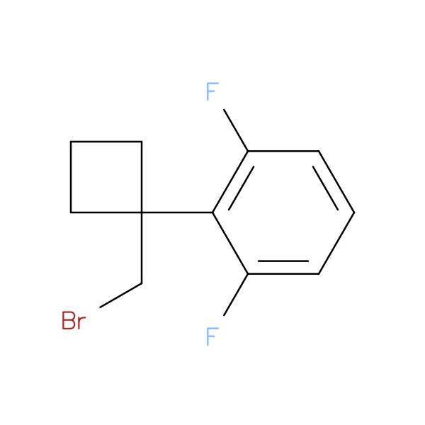 2-[1-(bromomethyl)cyclobutyl]-1,3-difluorobenzene