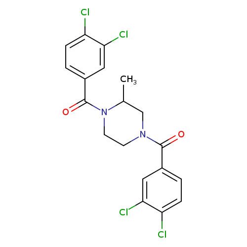 1,4-bis(3,4-dichlorobenzoyl)-2-methylpiperazine
