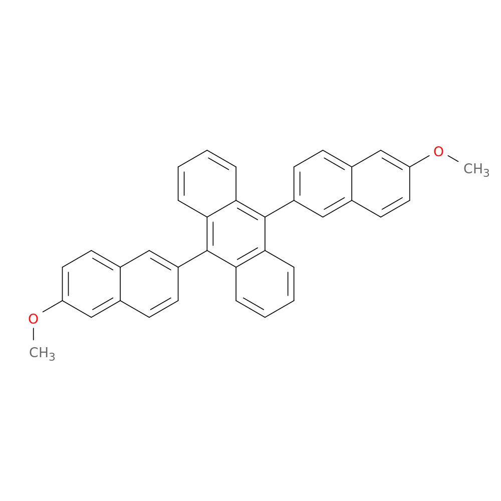 9,10-Bis(6-methoxy-2-naphthyl)anthracene