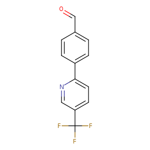 4-[5-(Trifluoromethyl)pyridin-2-yl]benzaldehyde