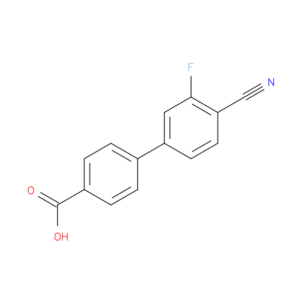 4'-Cyano-3'-fluorobiphenyl-4-carboxylic acid