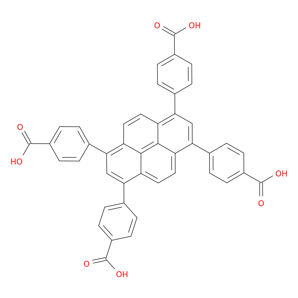 4,4'',4'''',4''''''-(1,3,6,8-Pyrenetetrayl)tetrakis[benzoic acid]