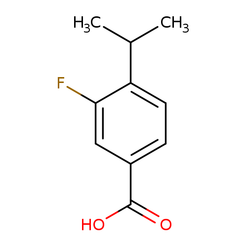 3-fluoro-4-(propan-2-yl)benzoic acid
