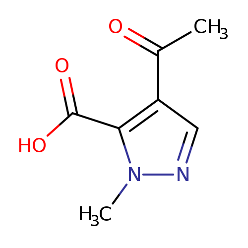 4-acetyl-1-methyl-1H-pyrazole-5-carboxylic acid