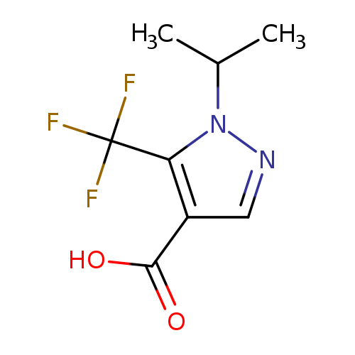 1-(propan-2-yl)-5-(trifluoromethyl)-1H-pyrazole-4-carboxylic acid