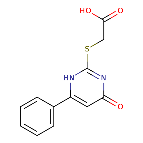 2-((4-oxo-6-Phenyl-1,4-dihydropyrimidin-2-yl)thio)acetic acid
