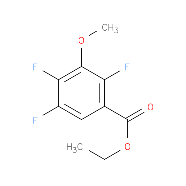 Benzoic acid, 2,4,5-trifluoro-3-Methoxy-, ethyl ester