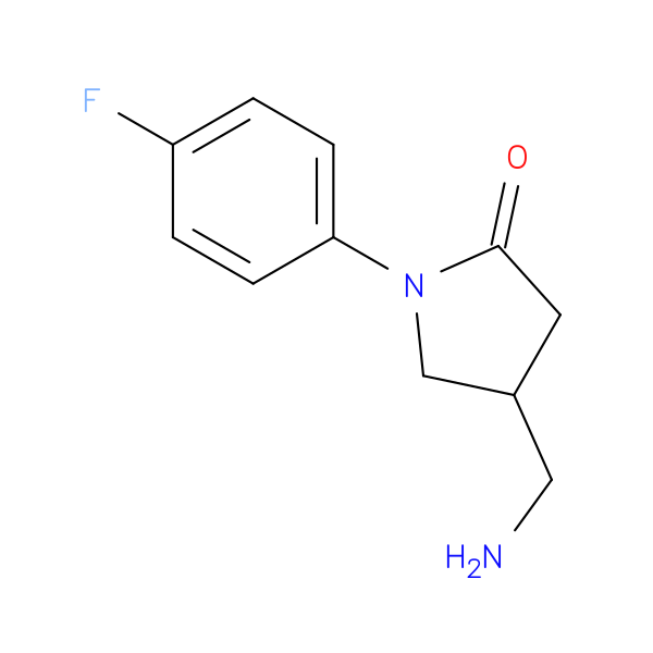 4-(aminomethyl)-1-(4-fluorophenyl)pyrrolidin-2-one